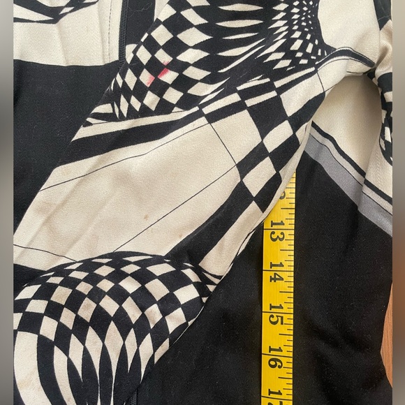 Vintage Versace Versus zip-front mod print dress - Picture 14 of 14